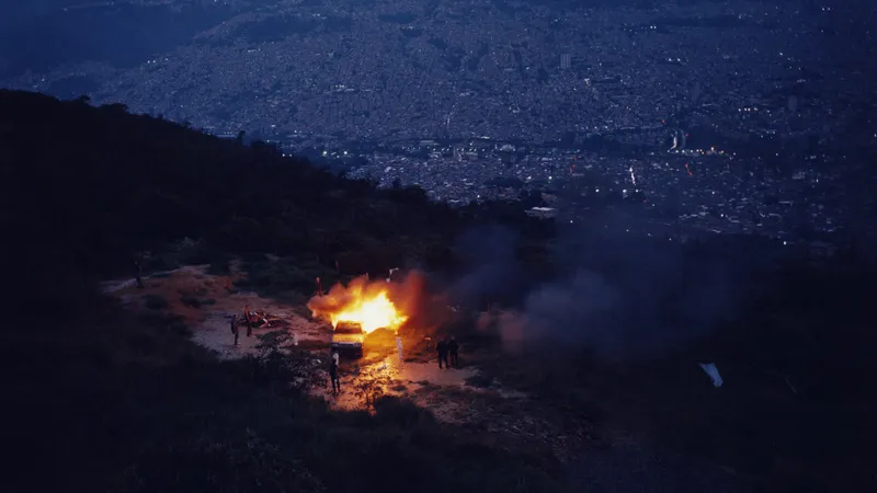 Still image from the movie Barrio Triste