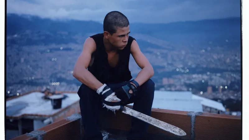 Still image from the movie Barrio Triste