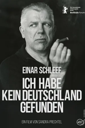 Filmplakat zu Einar Schleef - Ich habe kein Deutschland gefunden