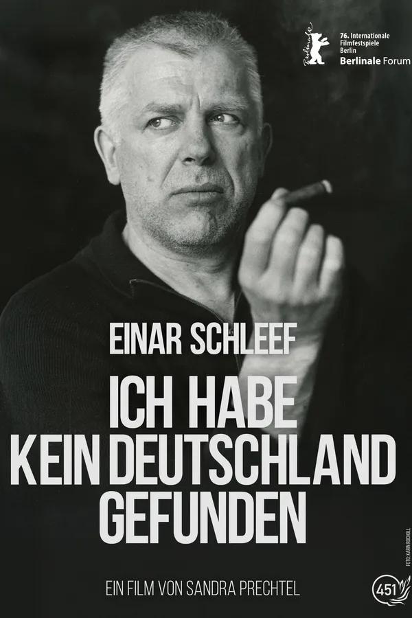 Filmplakat zu Einar Schleef - Ich habe kein Deutschland gefunden